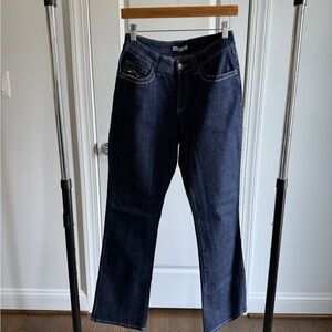 Lee Women's Slender Secret Dark Indigo Straight Leg Jeans